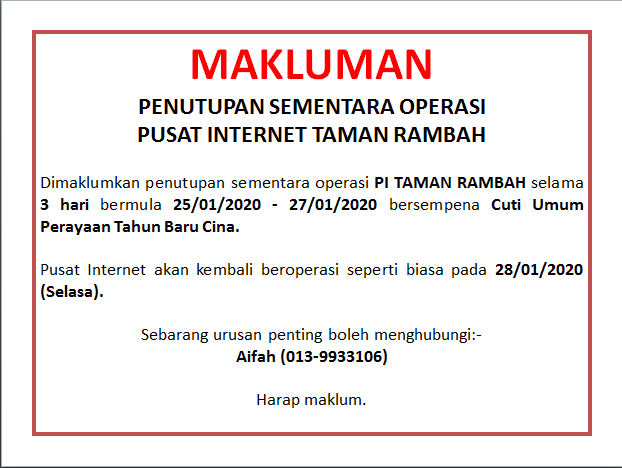 notis raya cina 2020