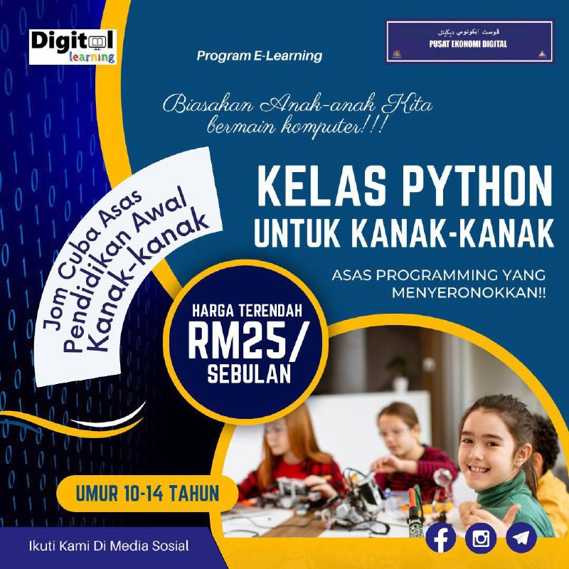kelas python kanak kanak